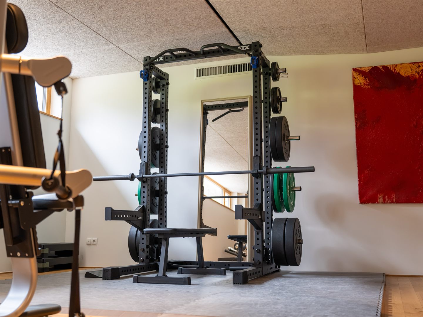 Freihanteltraining im Rack als Grundlage für Krafttraining
